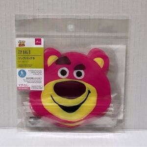 Disney Toy Story Lotso die cut clear zip bags